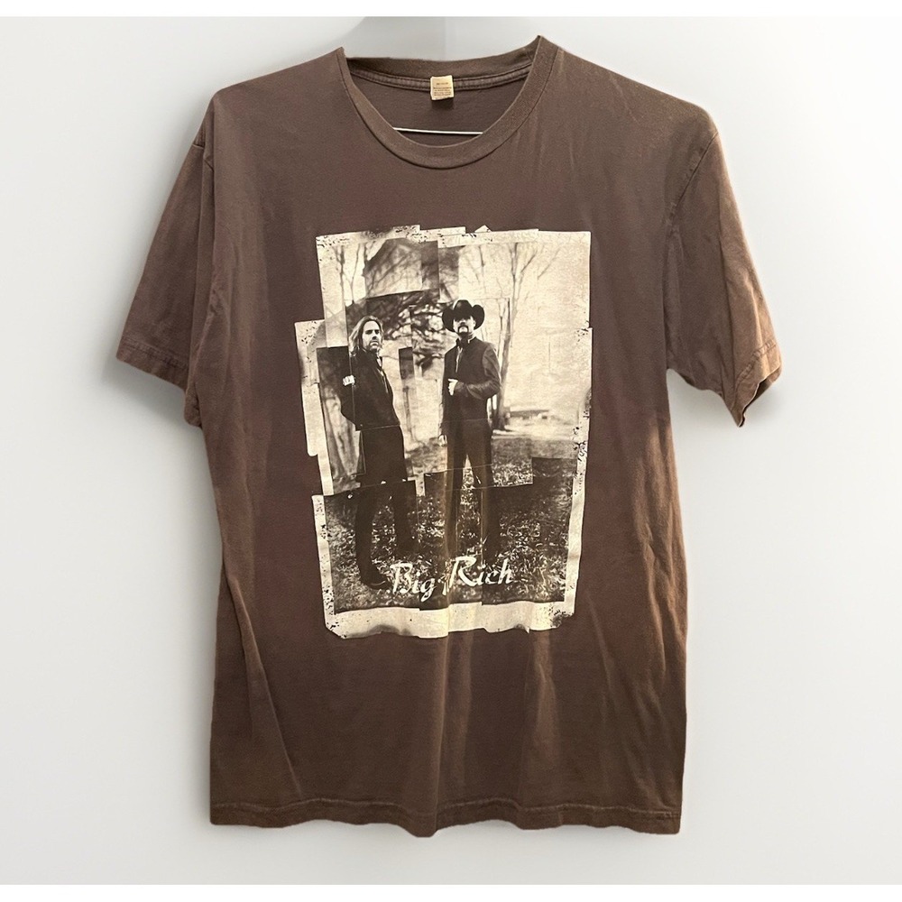 Big & Rich T Shirt | Somewhere Between Raising Hell & Amazing Grace Tour (L)